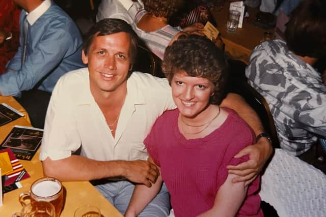 Paul and Jocelyn when they were younger. Photo supplied