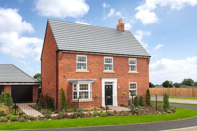 An external image of the Moss style home at Callendar Farm