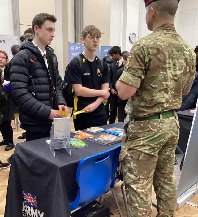Students explore their options.