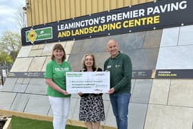 A cheque presentation for the donation was attended by the Mayor of Leamington, Councillor Judith Clarke, Macmillan volunteer Hayley Parker, and Graham Stanley from BPS, who handed over the cheque on behalf of the company, staff and customers. Picture supplied
