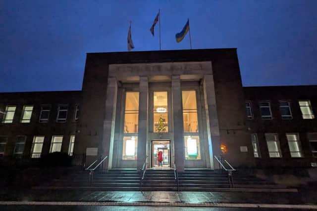 Rugby Town Hall.