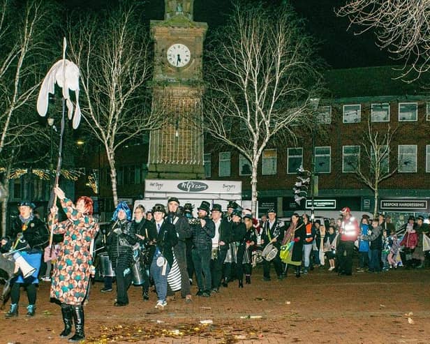 Patrick Joyce captured this picture from last year's parade in Rugby town centre.