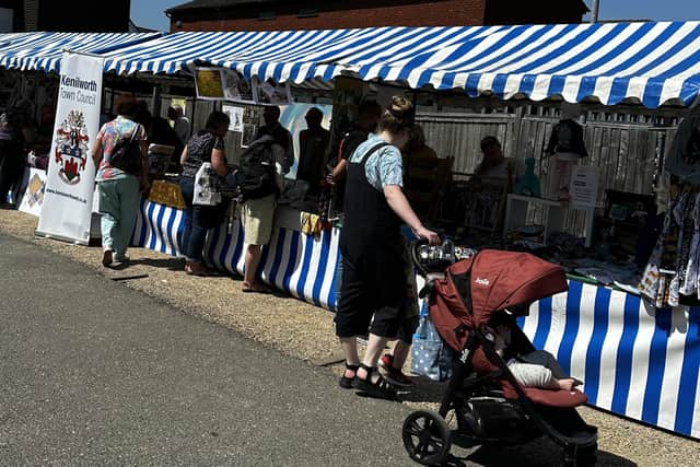 The spring market in Kenilworth. Photo supplied