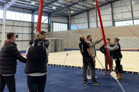 Equipment has been installed at Rugby Gymnastics Club's new facility in Kilsby Lane