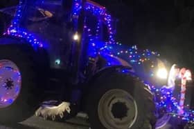 Photo from The Norton Lindsey Christmas Tractor Run. Picture supplied.