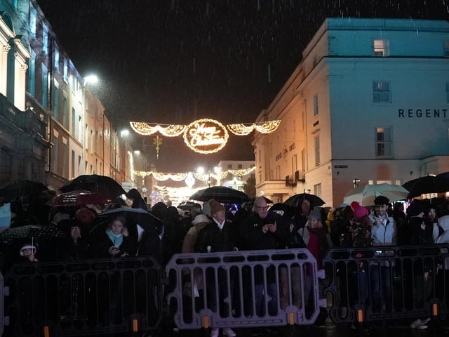 Photo from the Leamington Christmas Lights Switch-on 2024.