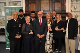 Leamington and Warwick MP Matt Western with all award winners. Photo by Jeremy Eastaugh