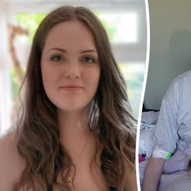 Liberty’s type of sarcoma was a particularly aggressive sarcoma and, after she was operated on, it had spread to her lungs in just six weeks. (Photos: Hannah York / SWNS).