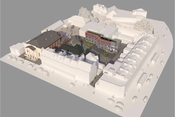 A CGI aerial view of the Fold. Picture supplied.