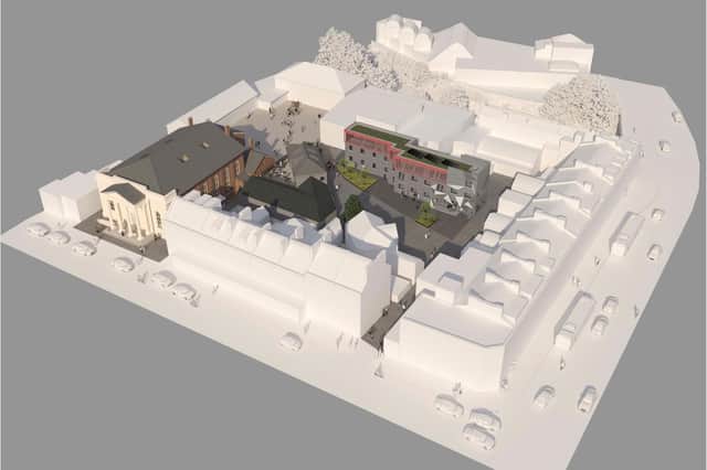 A CGI aerial view of the Fold. Picture supplied.