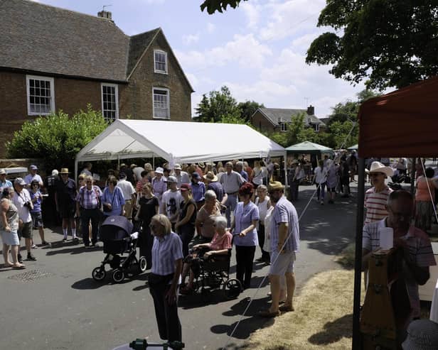 A library picture of the fete.
