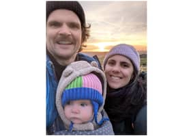 Dan with Lou and Molly.