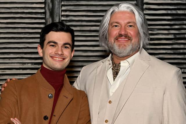 Luke and Steve Bingham switch from being son and father in real life to nephew and uncle in Rugby Theatre's next production, Aspects of Love, which opens on Saturday, April 22.