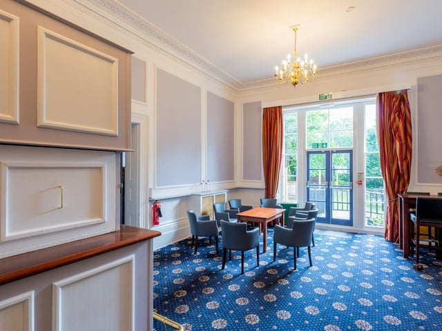 Inside Victoria House in Leamington.