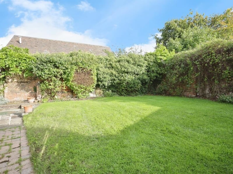 The lawn area.