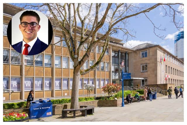 Warwickshire County Council has appointed an external solicitor to investigate complaints related to leader George Finch’s public comments about a child rape case. Photos supplied/Mike Baker