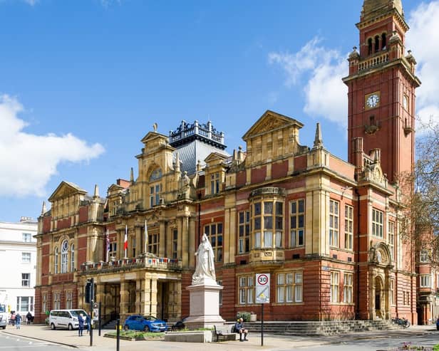 Leamington Town Hall, which is home to Warwick District Council. Photo by Mike Baker