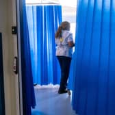 A general view of staff on a NHS hospital ward at Ealing Hospital in London. Picture date: Wednesday January 18, 2023.