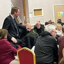 A scene from the meeting.