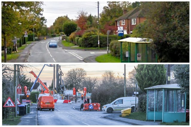 HS2 work on Cromwell Lane, Coventry