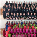 Dancers prepare for Disneyland Paris performance.