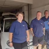 Some of the WRCC Community Food Fleet staff. Photo shows: Lindsey, Geoff and Adrian. Photo by WRCC
