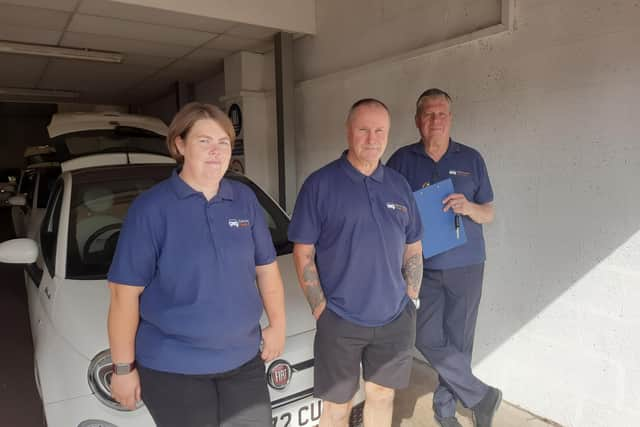 Some of the WRCC Community Food Fleet staff. Photo shows: Lindsey, Geoff and Adrian. Photo by WRCC