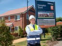 Site manager Adam Jones at Bellway’s Hampton Trove development after his NHBC PITJ award win