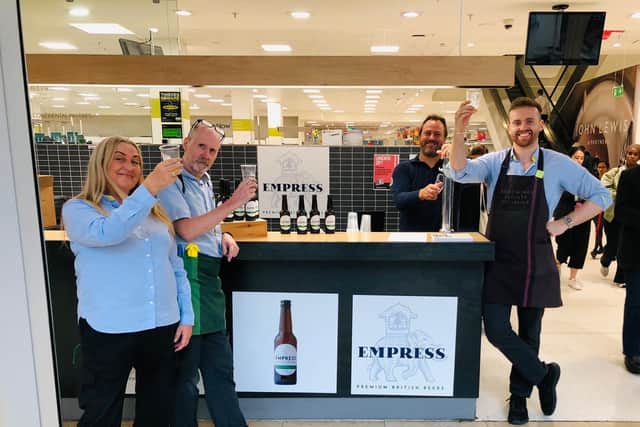 The Empress team at the Waitrose Takeover event. Picture supplied.