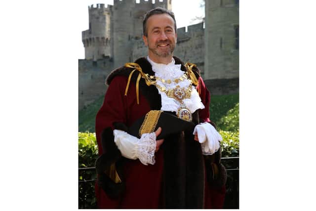 Thanks to the support of the Trustees of Henry VIII Endowed Trust, the Mayor of Warwick, Councillor Oliver Jacques is once again able to issue Christmas Vouchers to residents aged over 70 years living in Warwick (CV34 postcodes). Photo by Warwick Town Council