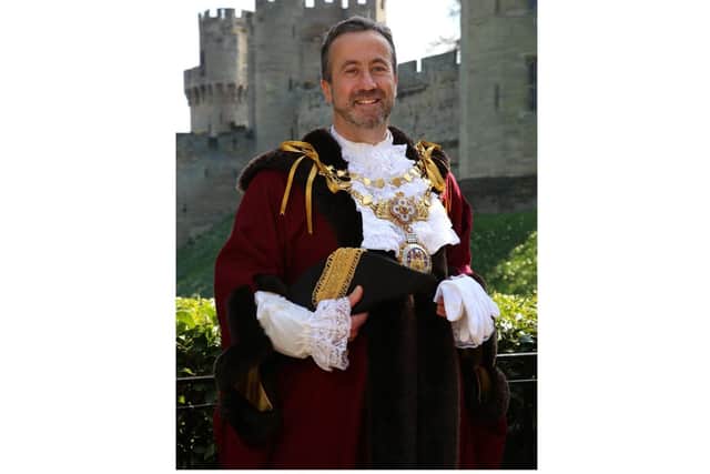 Thanks to the support of the Trustees of Henry VIII Endowed Trust, the Mayor of Warwick, Councillor Oliver Jacques is once again able to issue Christmas Vouchers to residents aged over 70 years living in Warwick (CV34 postcodes). Photo by Warwick Town Council