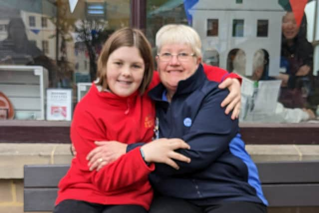 Eva Brown with grandma Julie Brown. Photo supplied