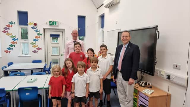 South Leicestershire MP Alberto Costa was grilled by parliamentary pupils when he visited Swinford Church of England Primary School.