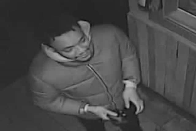 Officers would like to speak to the man pictured as it is believed that he may have information that could help the investigation. Photo supplied by Warwickshire Police