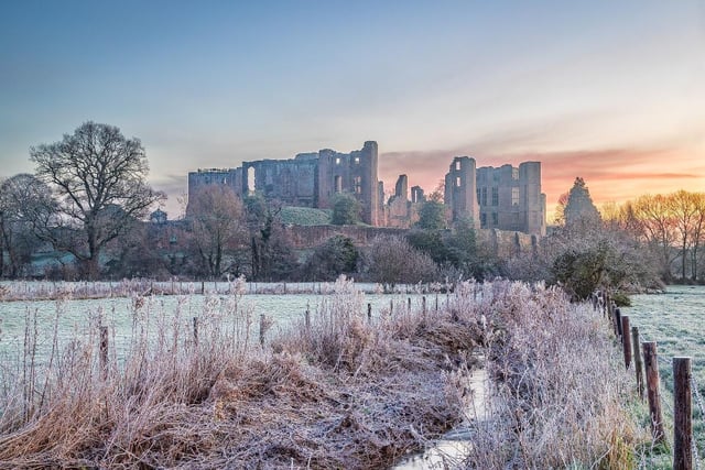 Kenilworth Castle Winter Morning by Richard Earp.