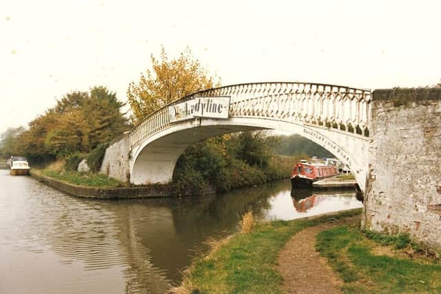 Decay before change: The same scene for the IWA calendar but as it was in October, 1988, shortly after Tim Coghlan and Co acquired Braunston Marina.