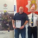 Steve Elston, Ben Brook (WFRS) and Neil Gill.