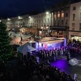 The Leamington Tree of Light Switch-on event. Picture supplied.