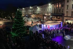 The Leamington Tree of Light Switch-on event. Picture supplied.