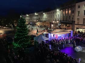 The Leamington Tree of Light Switch-on event. Picture supplied.