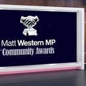 Warwick and Leamington MP Matt Western hosting the virtual ceremony for his Awards for Community Excellence in 2023. Picture supplied.