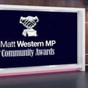 Warwick and Leamington MP Matt Western hosting the virtual ceremony for his Awards for Community Excellence in 2023. Picture supplied.