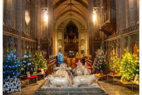 The festival features around 70 decorated trees.