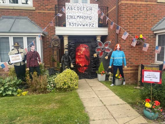 The Stranger Things display was a big hit.