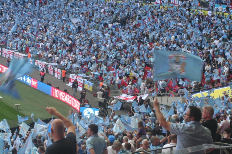 We've sold out Wembley! Coventry fans full of optimism before the game