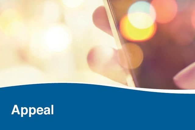 Police appeal. Image courtesy of Warwickshire Police.