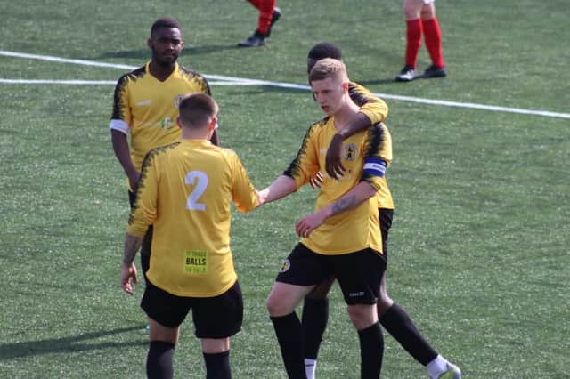 Cal Templeton scored a last minute equaliser for Warwick against Stone