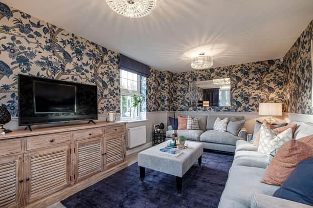 B&DWM - 033 - A living room in a typical David Wilson Home in Warwickshire