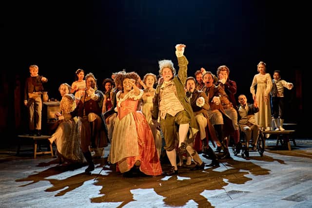 'We thrive only as long as we care for each other': Members of the cast of A Christmas Carol (photo: Manuel Harlan)