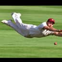 Fielder In Full Flight.